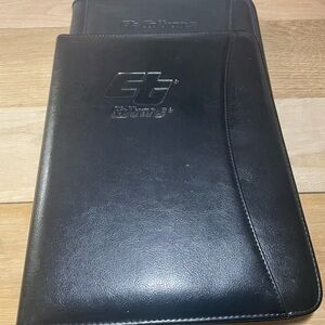 2 portfolios Leed’s -one has zipper